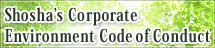 shosha's Corporate Environmetel Code of Couduct
